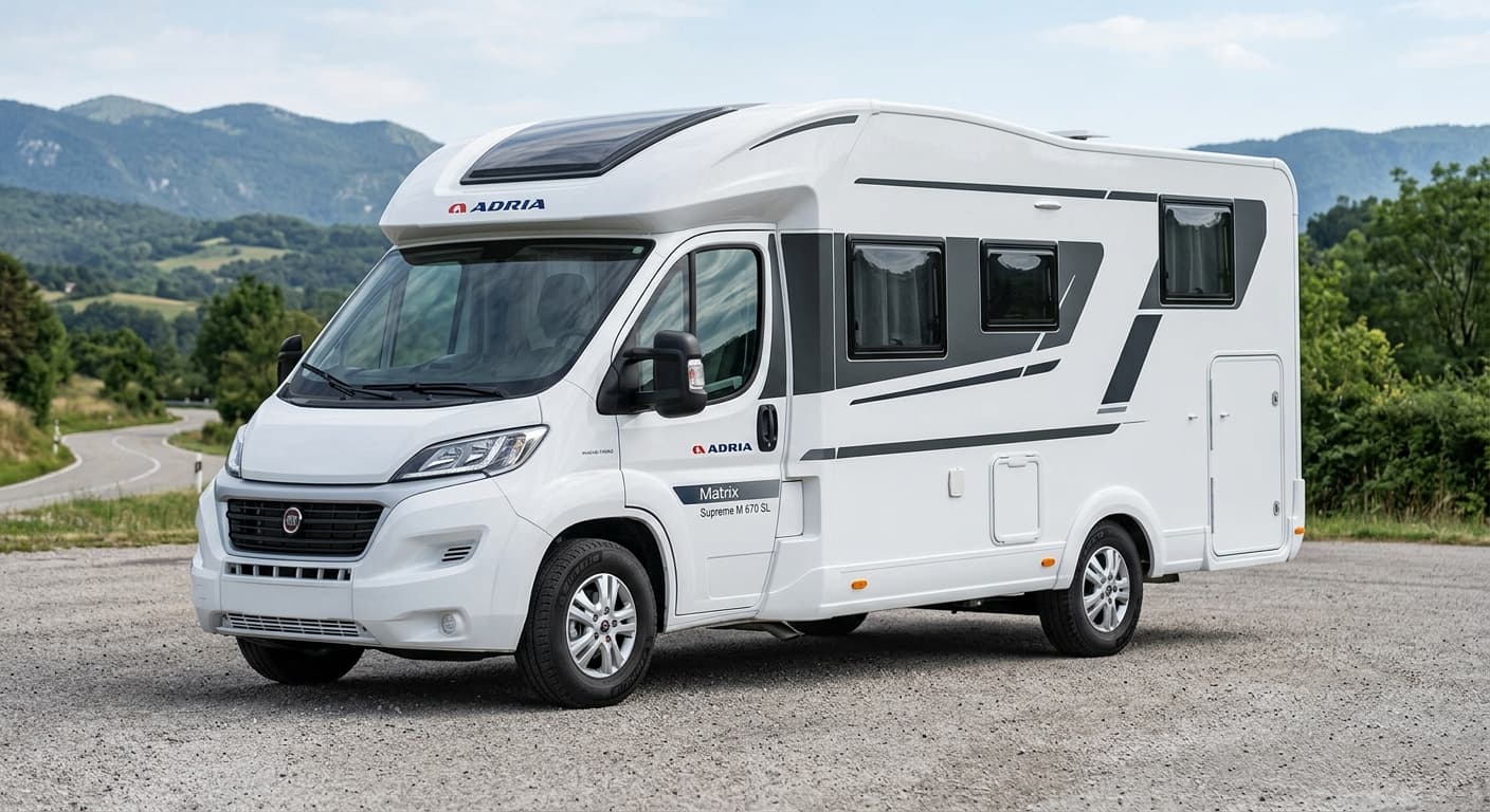 Adria Matrix 670 SBC Platinum, vooraanzicht