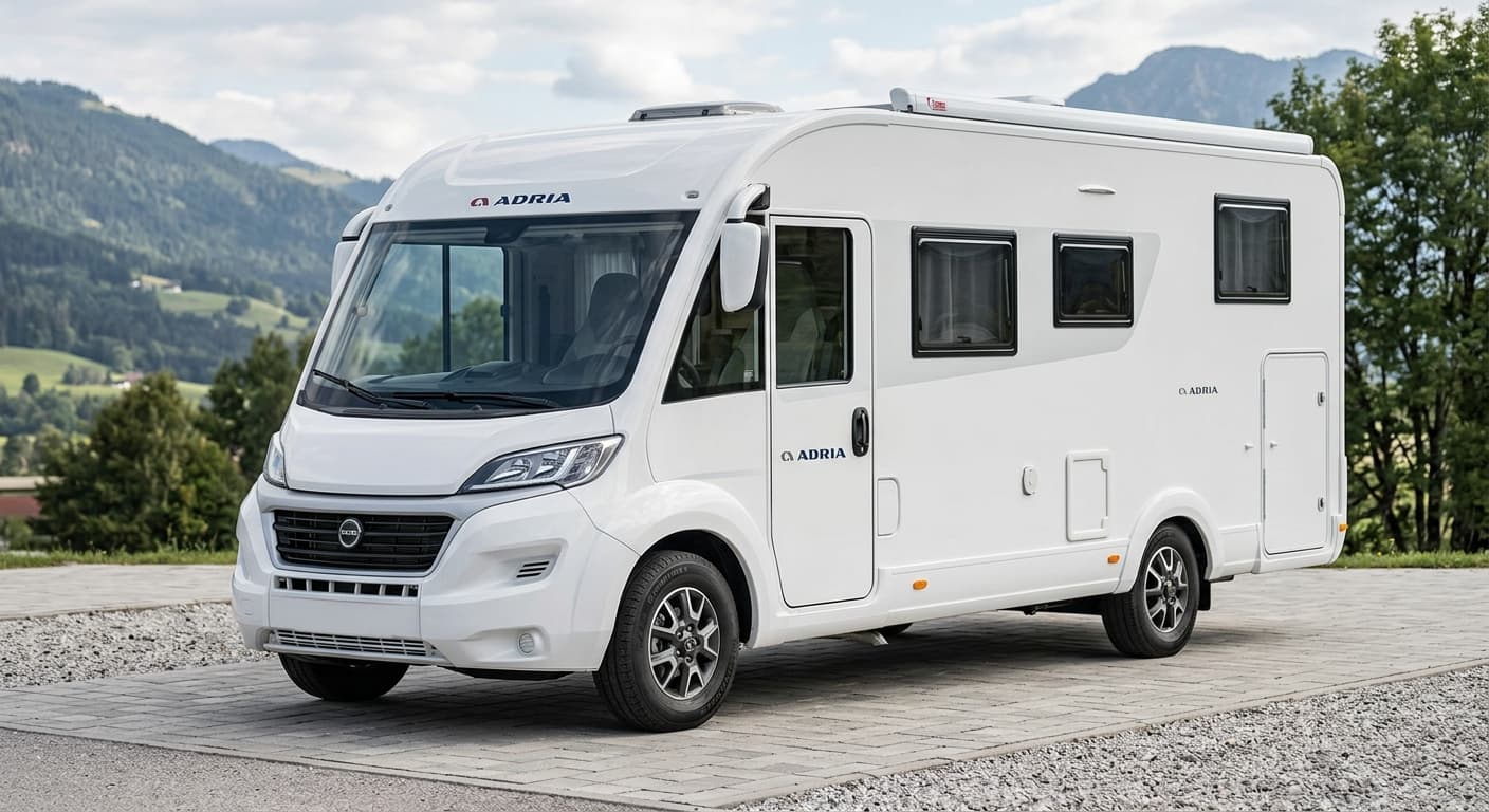 Adria Twin 640 SLB, vooraanzicht